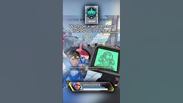 WATTSON + WRAITH STRAT IN RANKED #apex #apexlegends #apexlegendsclips #apexclips