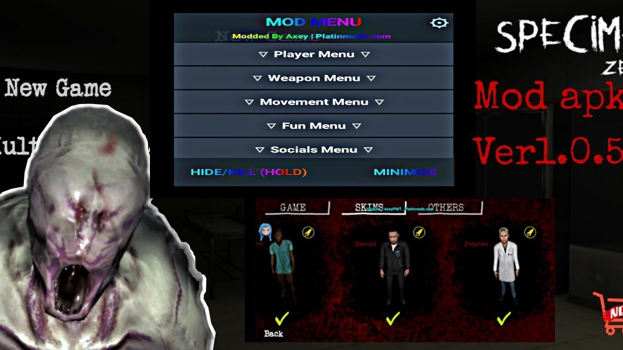 How to download Specimen zero mod apk ver1.0.5) YouTube