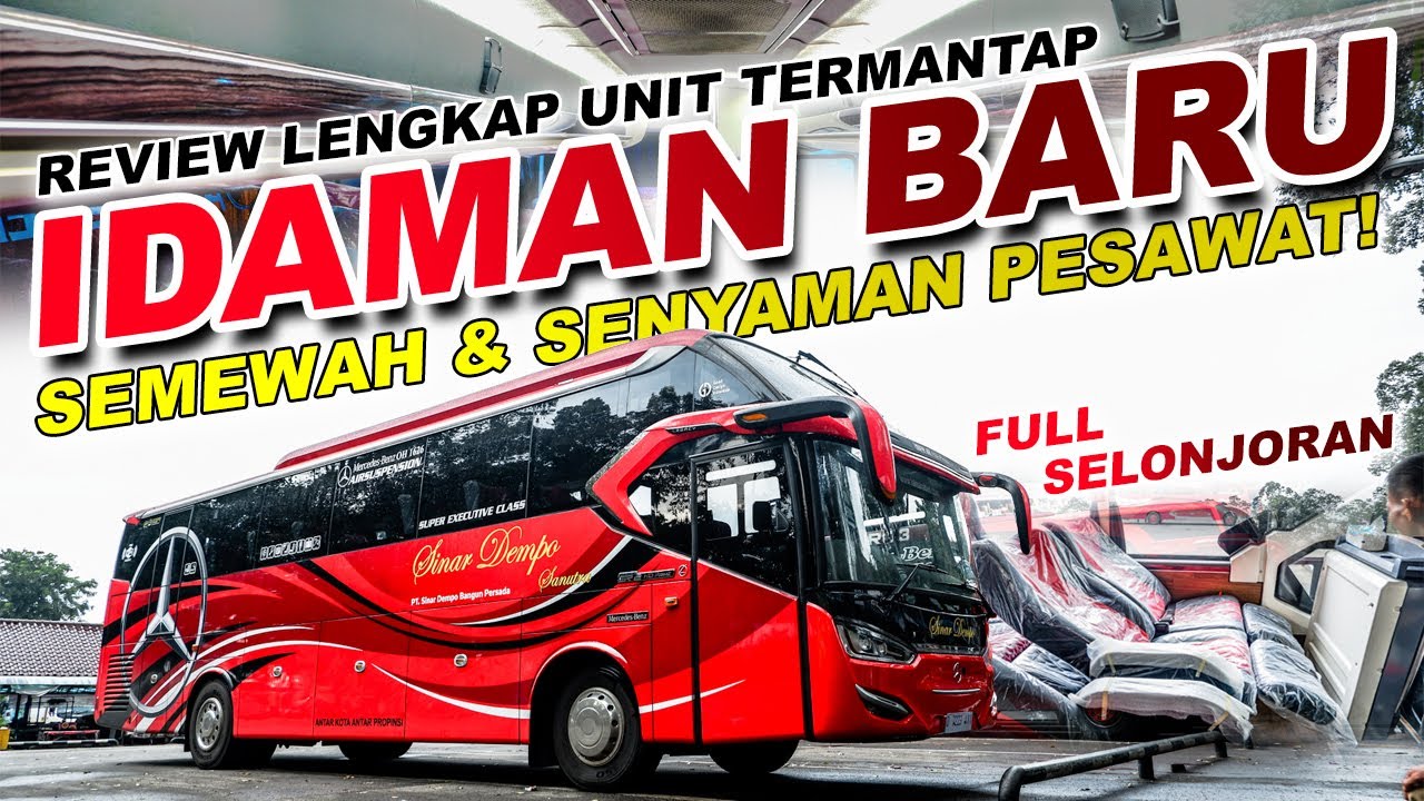 BUS SEHARGA 2,5M!! PAGARALAM-JAKARTA. Sinar Dempo Super Executive - Legacy Sky SR2 HD Prime OH 1626