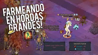 FARMEO EN HORDAS GRANDES Y MUERO! | Dead Maze
