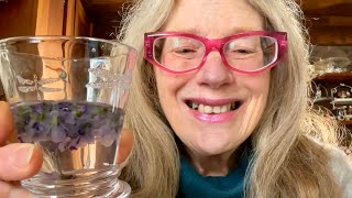 Gentle Natural ASMR 🕊️✨💜 Magical Violet Tea Sharing Joyful Recipe ✨💜 Cosy Soft Whisper screenshot 4