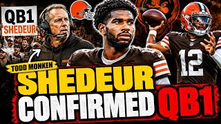 Browns Todd Monken Hails Shedeur Calls Him QB1 After STRETCHING THE BALL Downfield Against Bears