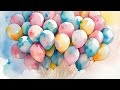 LuxTV Art 2 Hr Watercolor Large Bundle of Pastel Balloons Background Screensaver Watercolor Free