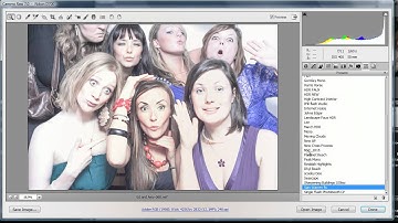 Adobe Camera RAW 7 saving a Preset.