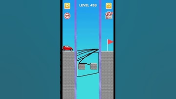 Draw Bridge Game play level 438 Shorts Viral Trending Game 🎮🎯