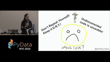 Veronica Hanus: To comment or not | PyData New York 2019