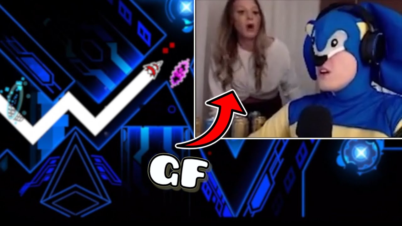 Девушка или GD? (Мемы Geometry Dash)