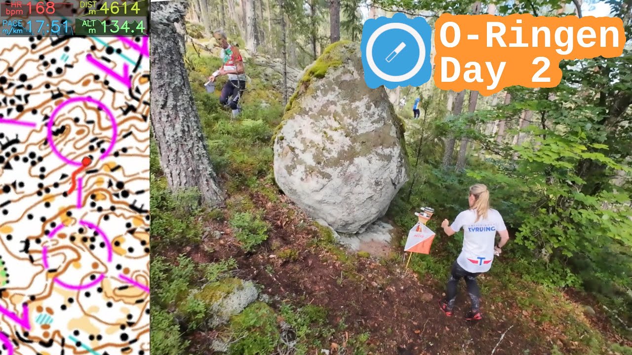 Headcam Orienteering: O-Ringen 2024 Day 2