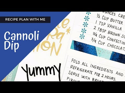 recipe-plan-with-me!-//-cannoli-dip-//-happy-planner