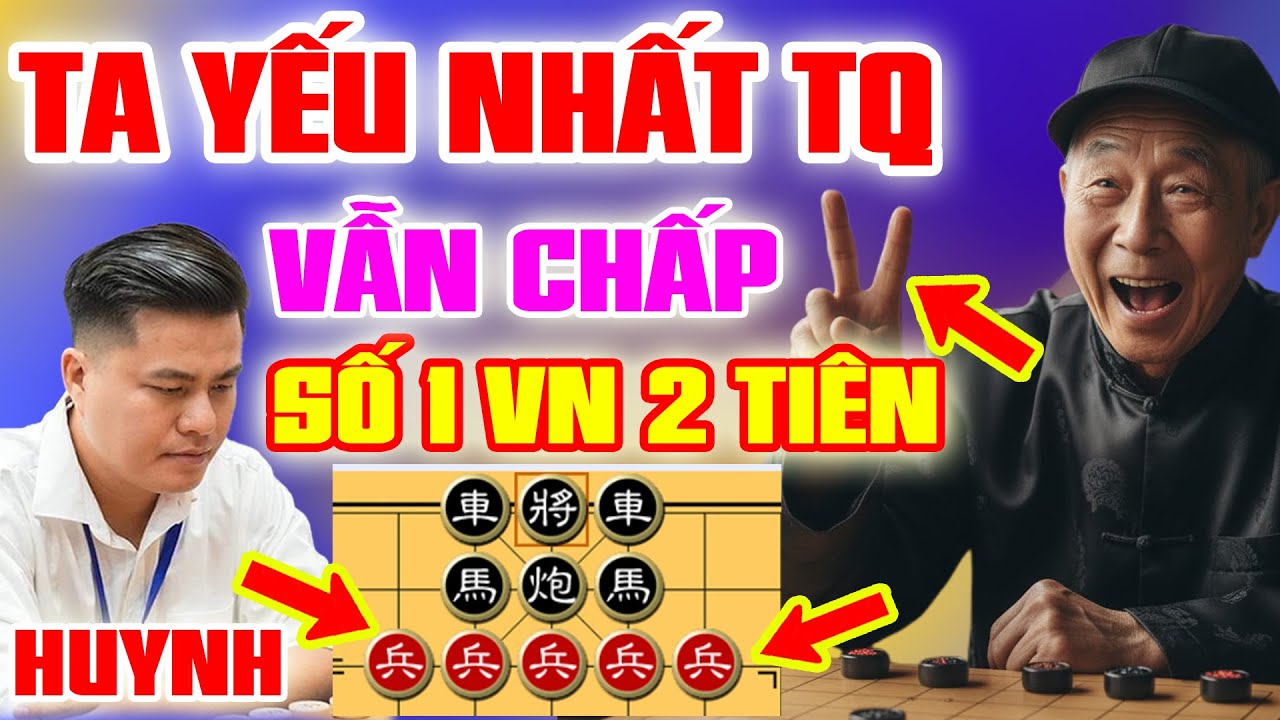 🔴 CỜ TƯỚNG | NGẠO MẠN ĐÒI CHẤP VUA CỜ VIỆT 2 TIÊN, LẠI LÝ HUYNH VS CAO DƯƠNG