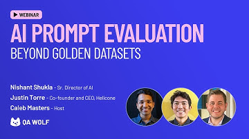 AI Prompt Evaluation Beyond Golden Datasets