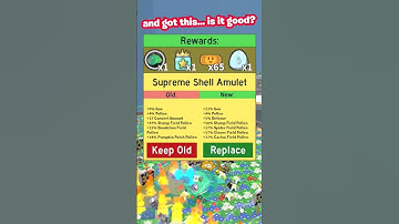 My FIRST Supreme Shell Amulet! #roblox #beeswarmsimulator #beesmas #shorts #beeswarmsim #bss #e_lol