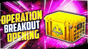 CSGO Case Opening! Operation BreakOut Unboxing! Luckiest Pulls Ever?!?!
