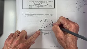 10.1 Inscribed Angles - Part 1