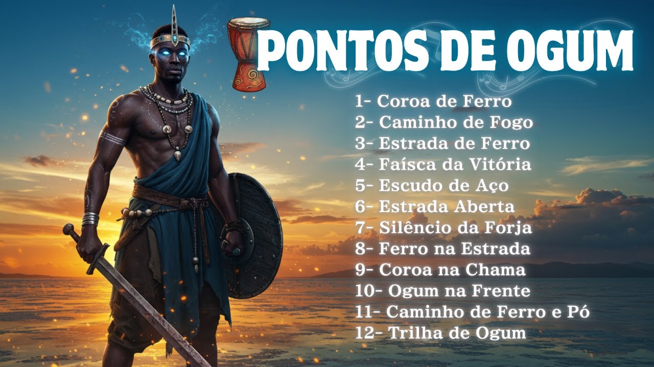 12 PONTOS DE OGUM PARA TE PROTEGER E ABRIR CAMINHOS HOJE ⚔️ | Pontos de Umbanda