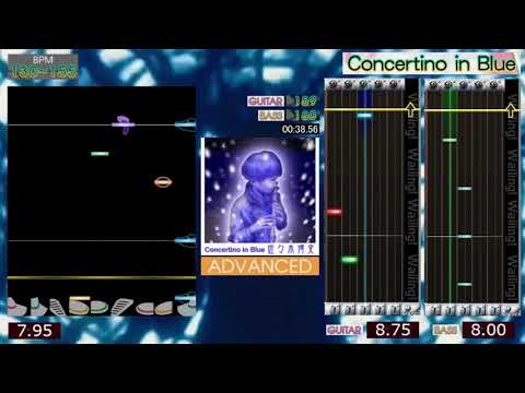 GITADORA / Concertino in Blue - ADVANCED (GUITARFREAKS 7thMIX & drummania 6thMIX)