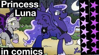 My Little Pony - Princess Luna In Comic Illustrations Tribute