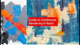 #1 Conditional Rendering Feature - Show & Hide Elements on React - React Course 2021