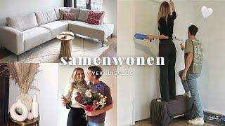 wij gaan SAMENWONEN 🤍 verhuisvlog ☁️ Esmée Geel