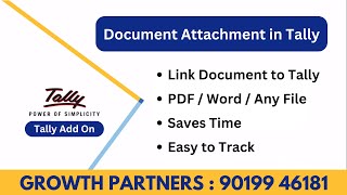 Document Attachment In Tally - Tally Add On - English