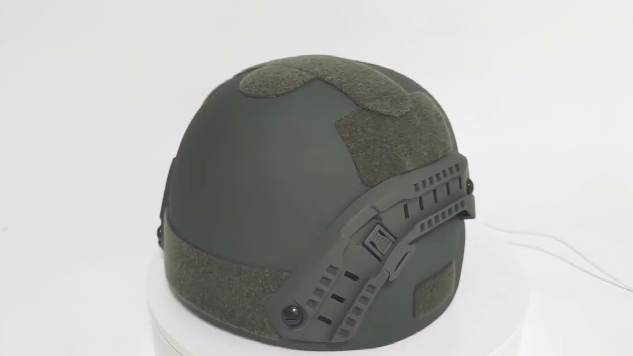 MICH NIJ Level IIIA Best Military Tactical Combat Ballistic Helmet - Green