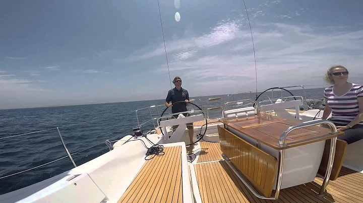 Jeanneau 57 Sailing Single Handed in big wind with Ian Van Tuyl