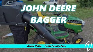 Quick & Easy Mower Bag Install John Deere