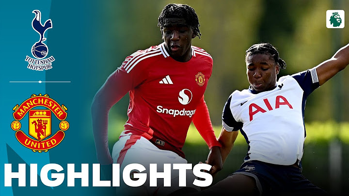 Tottenham vs Man United | What a Game | Highlights | U18 Premier League Cup 05-10-2024