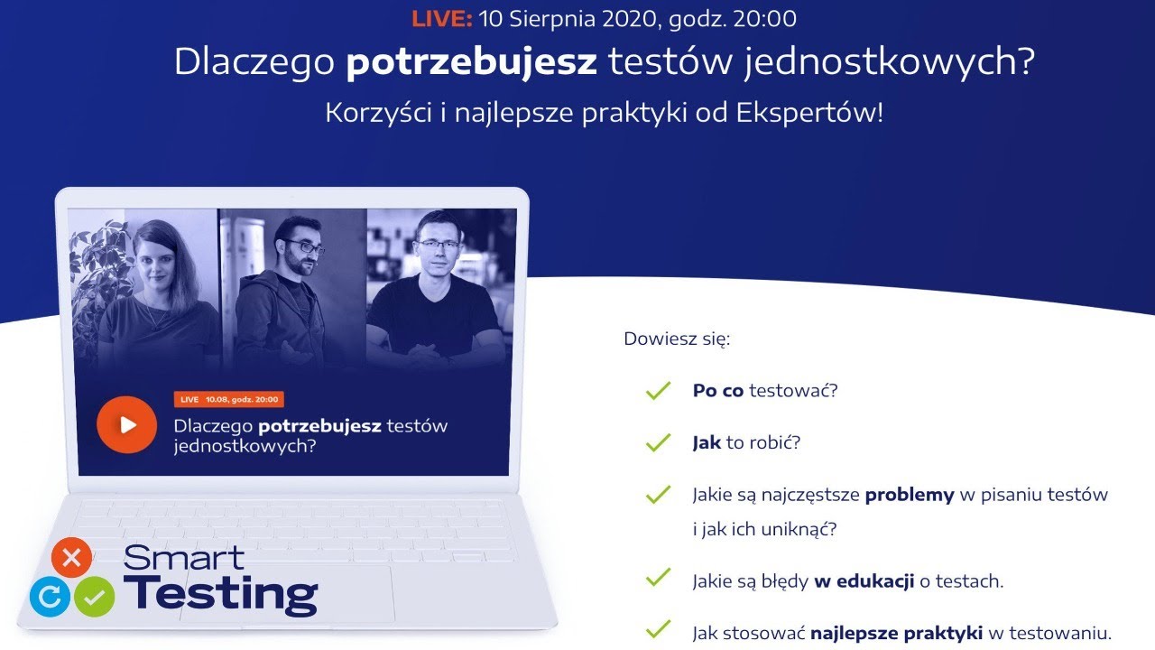 PO CO i JAK testować? SmartTesting LIVE! - YouTube