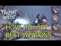 HORIZON ZERO DAWN The Frozen Wilds DLC - HOW TO GET BEST DLC WEAPONS