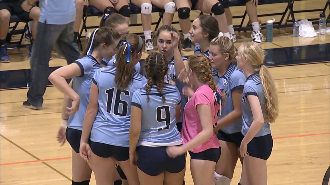 Np Girls Volleyball Vs Pennridge 9 11 17 Youtube
