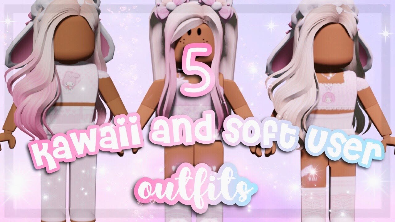 5 Kawaii Soft User Outfit Codes Roblox Youtube - kawaii cute girls codes roblox