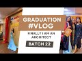 Graduation vlog  school of architecture  grwm