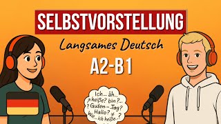 картинка: Как идеально представиться – Экзамен по немецкому A2/B1 просто объяснён!