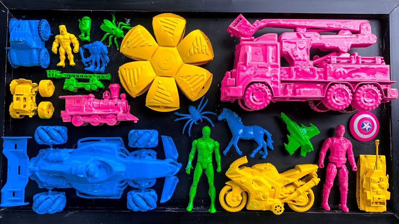 Membersihkan mobil mobilan, mobil balap, truk life, jet tempur, mobil damkar, anomali & tank baja