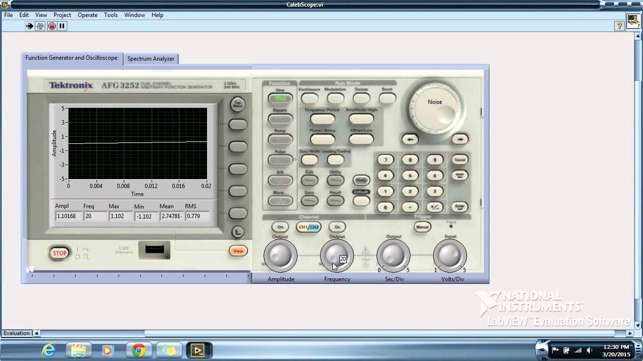 ENGR 267 Oscilloscope, AFG, and FFT YouTube