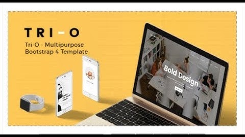 Tri-O - Multipurpose Bootstrap 4 Template | Themeforest Templates
