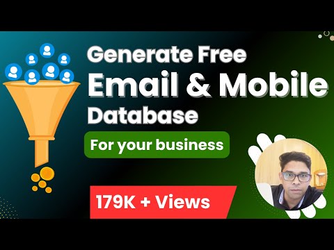 How to download free email and phone number database? | Unlimited free database for your business