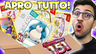 : APRO OGNI COLLEZIONE di POKEMON 151 e TROVO il PACCHETTO GIGANTE da 17 CARTE