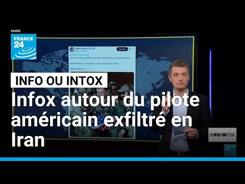Pilote am&eacute;ricain exfiltr&eacute; en Iran : une info entour&eacute;e d&rsquo;infox &bull; FRANCE 24

L&rsquo;administration Trump s&rsquo;est exprim&eacute;e lundi soir sur l&rsquo;op&eacute;ration de sauvetage du deuxi&egrave;me pilote am&eacute;ricain, dont l&rsquo;appareil a &eacute;t&eacute; abattu vendredi en Iran. Cette exfiltration a g&eacute;n&eacute;r&eacute; son lot de fausses informations.

#Pilote #am&eacute;ricain #exfiltr&eacute; #Iran #une