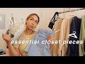 CLOSET ESSENTIALS | my wardrobe guide to must have basics!
