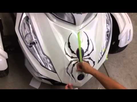 WrapMySpyder com Bellerdine Spider decal installation 