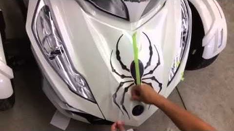 WrapMySpyder.com - Bellerdine Spider decal installation tutorial for BRP Can-am Spyder
