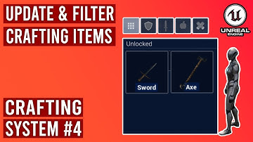 Add Images and Menu Filter to Unreal Engine - Crafting System #4 #ue5