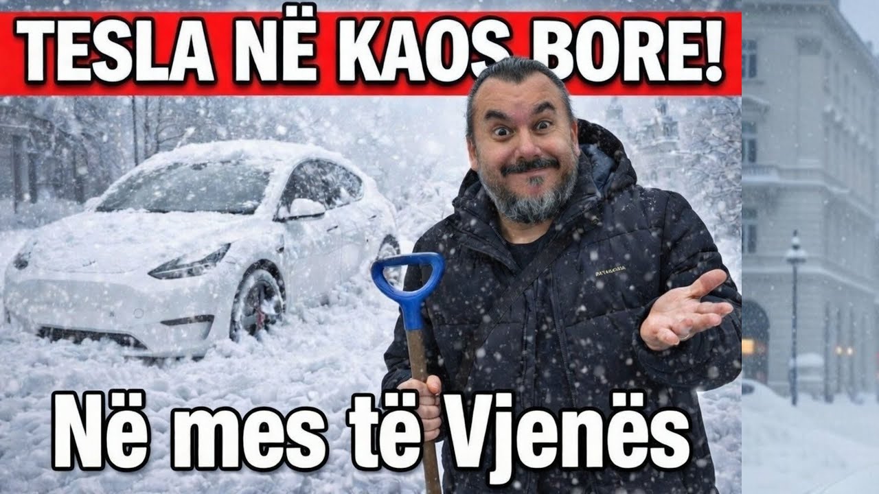 Kaos bore në Vjenë ❄️ Tesla rrëshqet në rrugë të papastruara | Dashcam Moments 😀