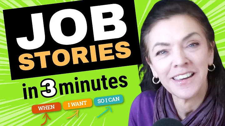Build a product your customers love with #JTBD Job Stories in 3 minutes