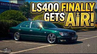Air Suspension installation | Lexus LS400 UCF20 | Custom Management OASman | Bags on BC Coilovers