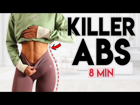 KILLER ABS 🔥 6 Pack & Flat Stomach | 8 min Intense Workout