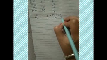 👉how to interpolate the missing value with binomial expansion method.#statistics.