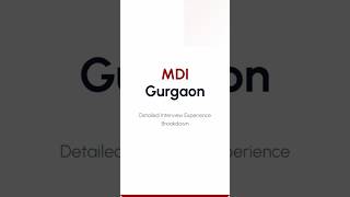 My MDI G Interview Experience #mdigurgaon #iim #bestcolleges #trending